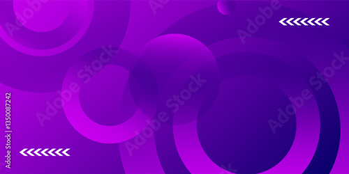 Purple gradient geometric shapes background. Vector illustration