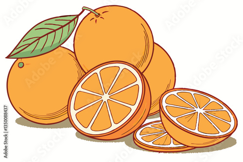 29 bright orange citrus fruits, stacked oranges, vibrant color, fresh produce, healthy food, round shapes, smooth texture, natural lighting, white background, studio photography, high detail, realisti
