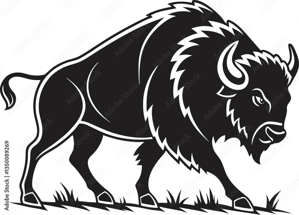 Fototapeta premium vector illustration of a wolf