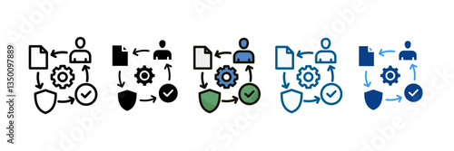 Recovery Plan Testing  Icon Set Multiple Style Collection