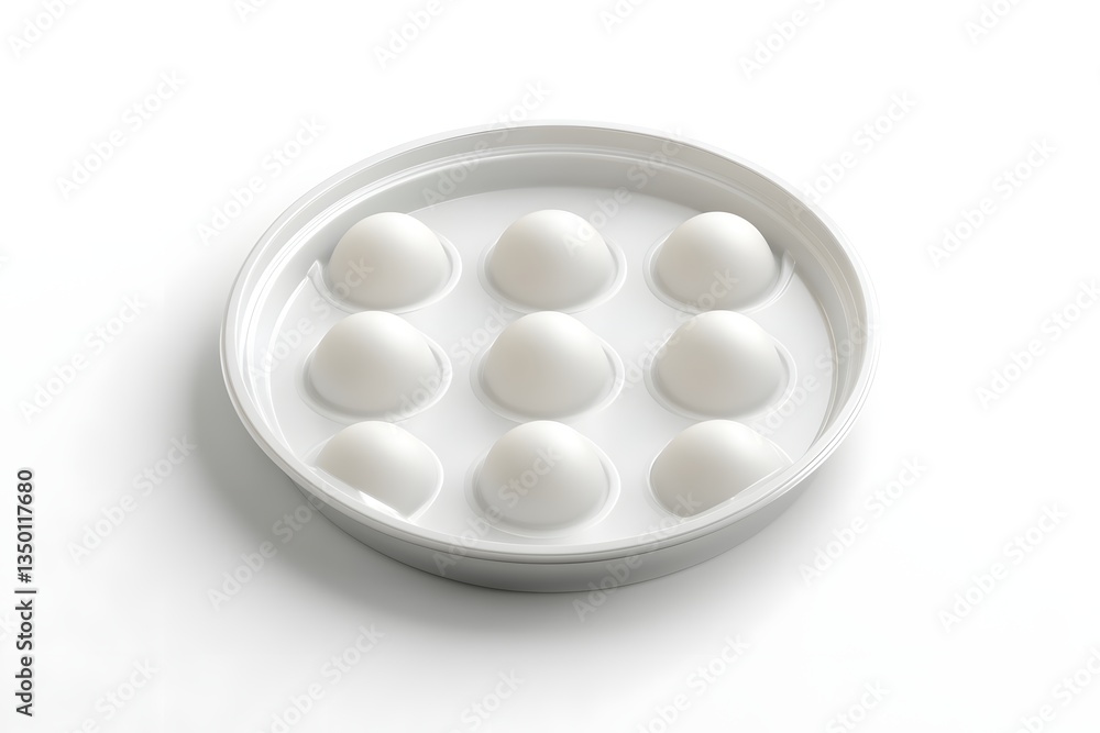 Egg Storage Tray isolated on white background Egg Storage Tray isolated on white background