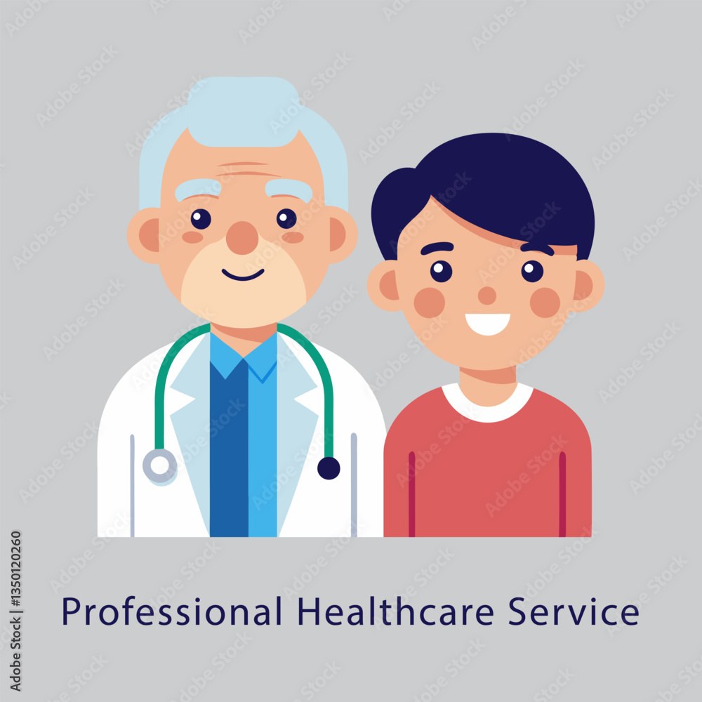 Doctor's Visit Vector Illustration Doctor's Visit Vector Illustration