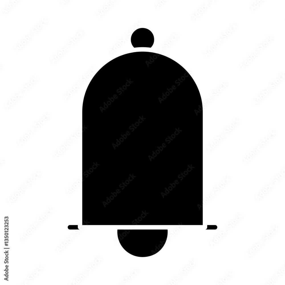 bell glyph icon