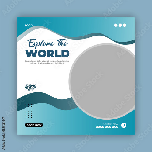 Travel and tourism post template