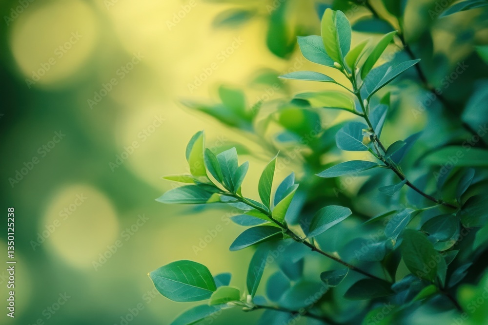 Lush green foliage with blurred background. Lush green foliage with blurred background.