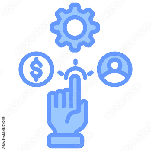 Resource Allocation Icon