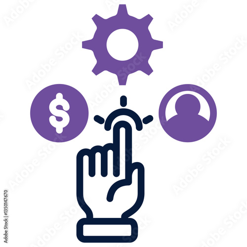 Resource Allocation Icon