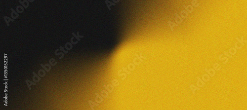 Elegant Yellow Black Noise Effect Gradient Texture Background for Wallpapers and Branding