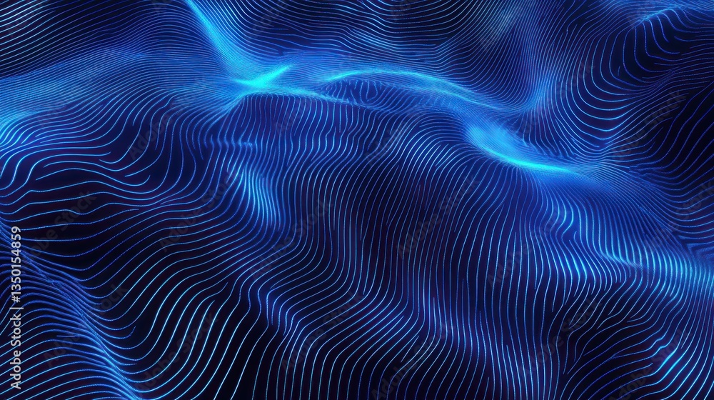 Abstract digital wave patterns Abstract digital wave patterns