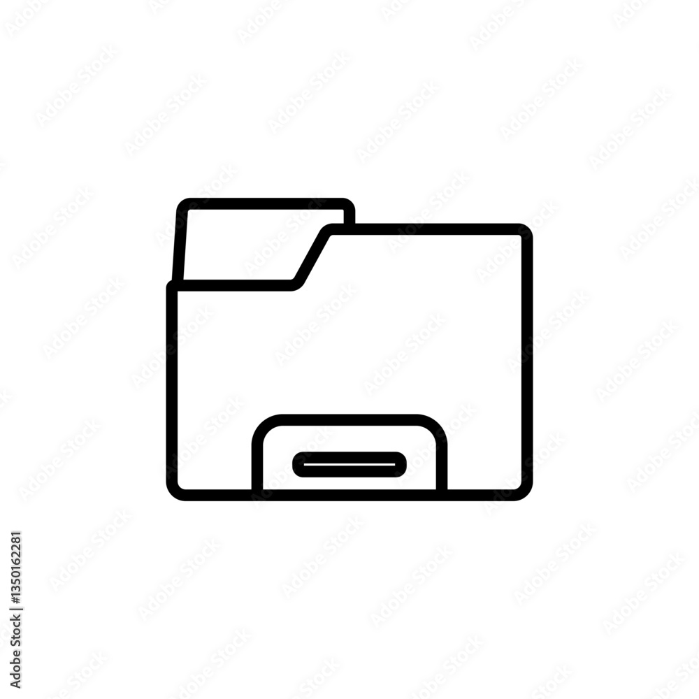 document folder icon, simple flat style, illustration, logo sign symbol pictogram template, for ui or ux isolated on white for mobile app, editable document folder icon, simple flat style, illustration, logo sign symbol pictogram template, for ui or ux isolated on white for mobile app, editable