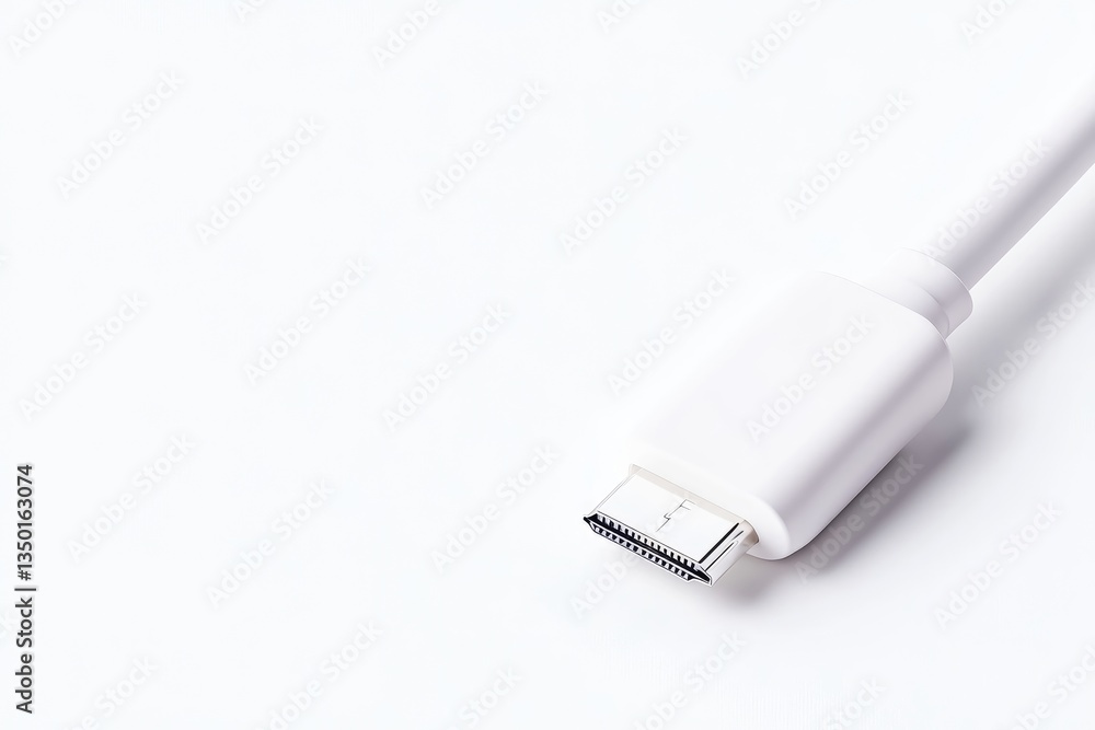 White HDMI Cable Connector White HDMI Cable Connector
