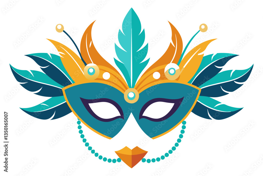 Feathered Masks with Jewels for a Touch of Glamour Feathered Masks with Jewels for a Touch of Glamour