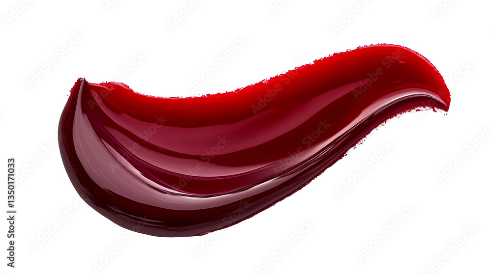 Ruby Red PNG file transparent background – Flat brush stroke with a high-gloss jewel tone Ruby Red PNG file transparent background – Flat brush stroke with a high-gloss jewel tone