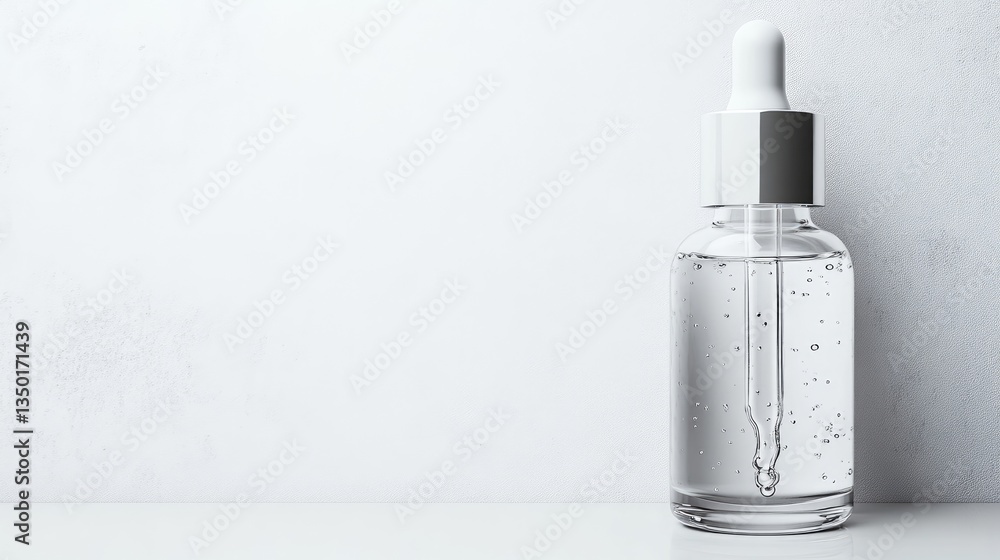Naklejka premium Clear Serum Dropper Bottle