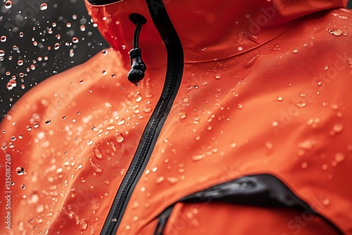 Water-Resistant Jacket Detail