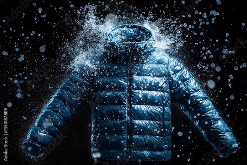 Water-Resistant Down Jacket - Innovative Technology
