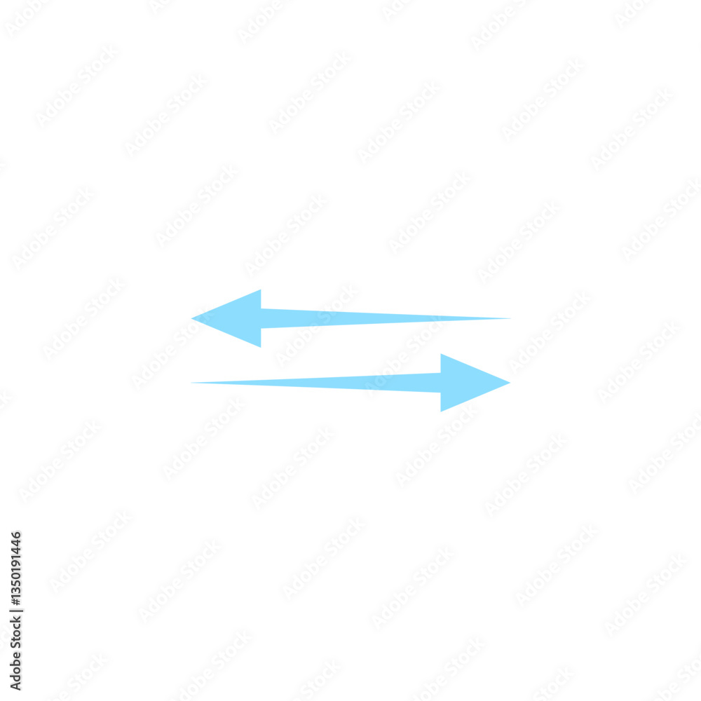 Cold air flow. Vector of ventilation showing airflow, cooling, and conditioning with fans and air conditioners Cold air flow. Vector of ventilation showing airflow, cooling, and conditioning with fans and air conditioners