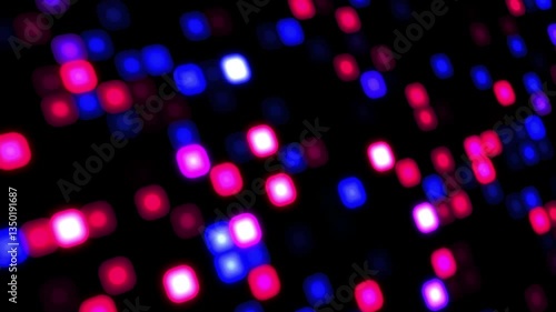 Glow in the dark pixel background