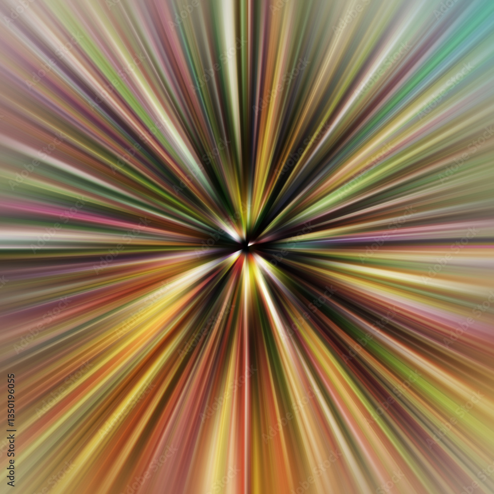 Earthy radial zoom effect blending green and brown tones with dynamic streaks. Earthy radial zoom effect blending green and brown tones with dynamic streaks.