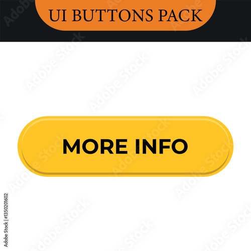 Learn more, web buttons. Vector.Read more button.Call for action buttons.Trendy learn more button for web site, label, banner,sticker,design template.Modern information button collection