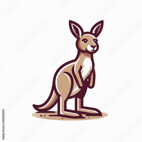 kangaroo vector illustration