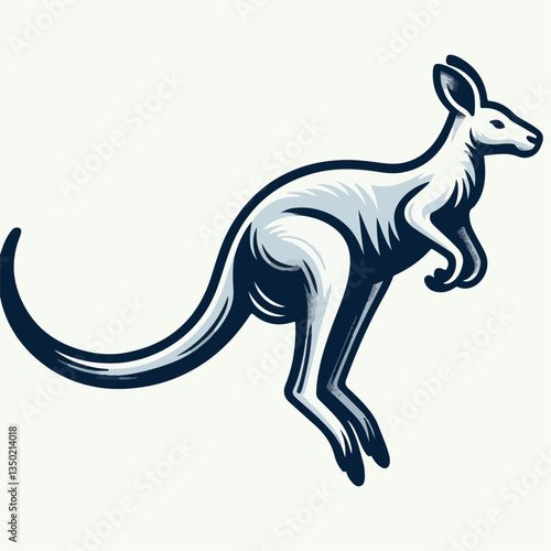 kangaroo vector illustration