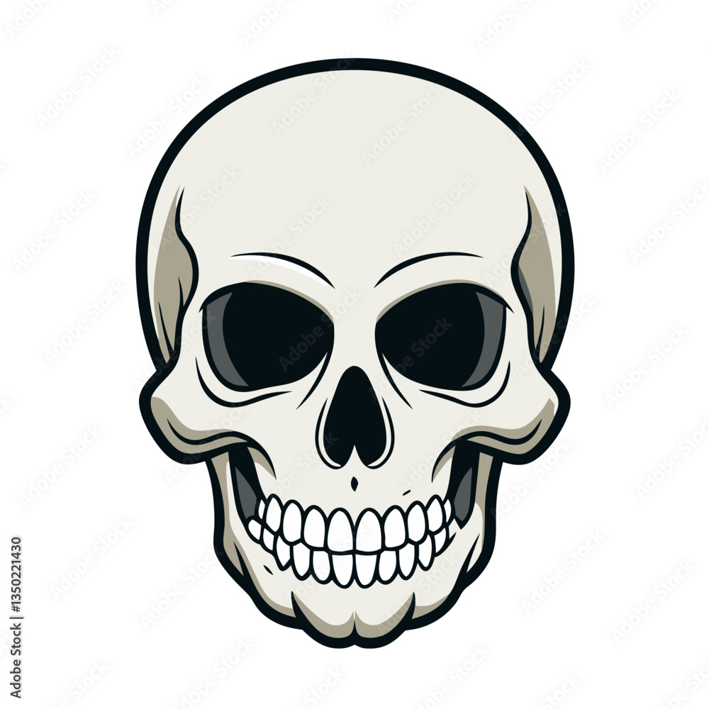 Vector Skull isolated on transparent background Vector Skull isolated on transparent background