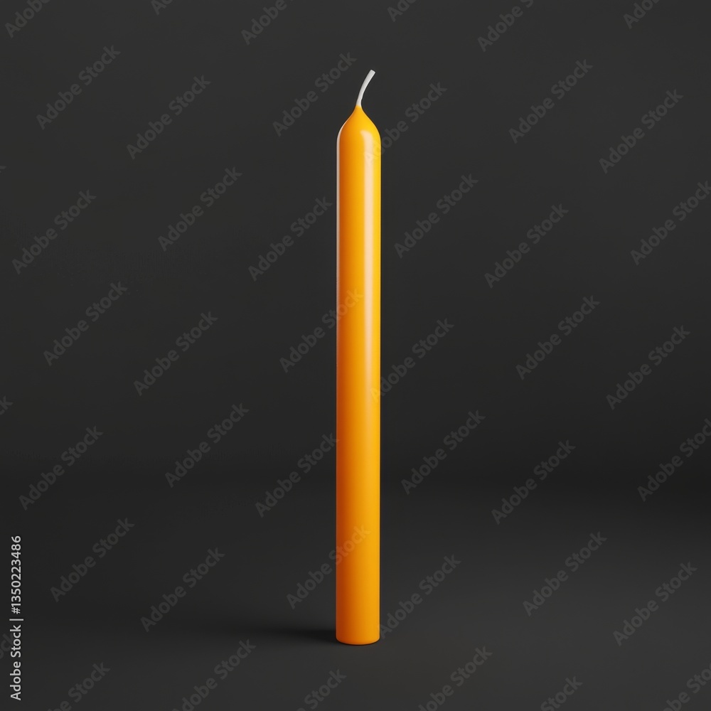 Orange Candle - Simple Design Orange Candle - Simple Design
