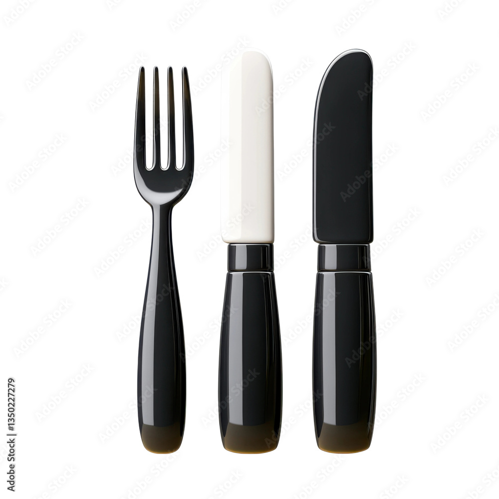 Cutlery set fork knife spoon modern design kitchen tableware Cutlery set fork knife spoon modern design kitchen tableware