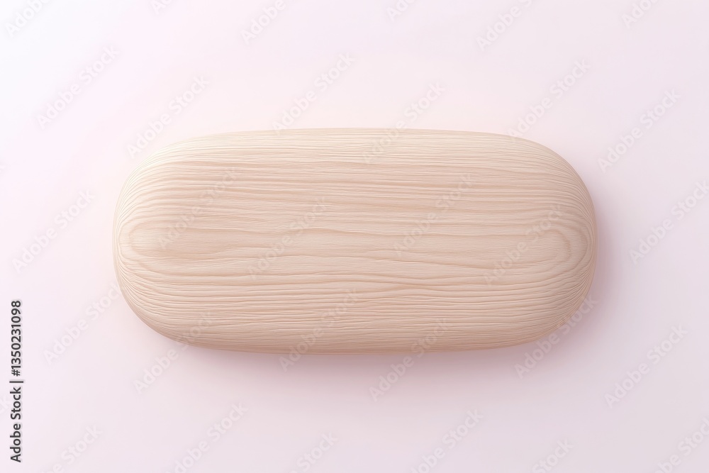 Light beige wood rectangular slab Light beige wood rectangular slab