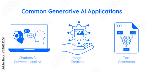 Conversational AI Virtual Assistants – Enhancing Human Interaction with AI-Driven Communication icons set with editable stroke.