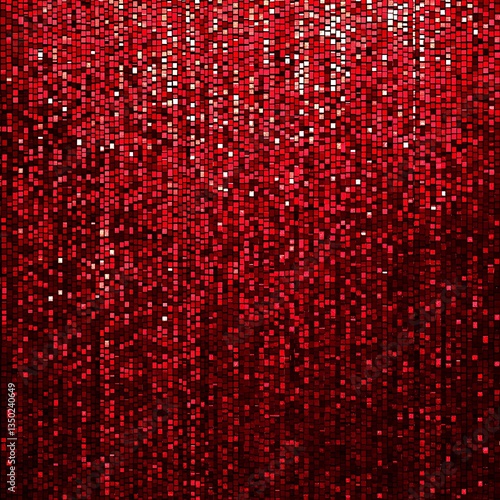 Wallpaper Mural Red glitter background, shiny and sparkling, perfect for creating festive or elegant designs Torontodigital.ca