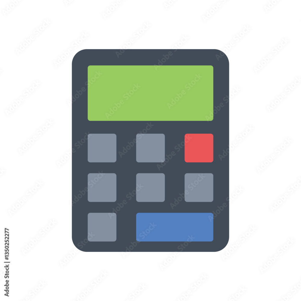 calculator icon flat design calculator icon flat design