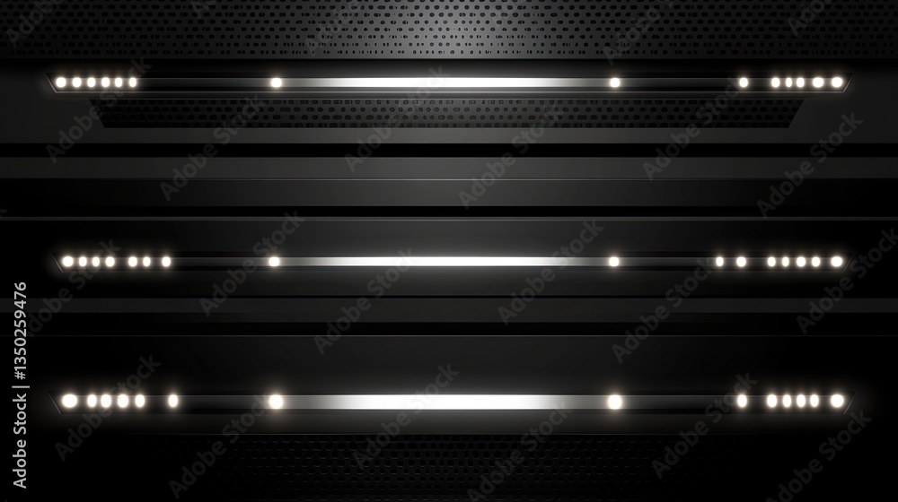 Abstract black and grey neon background with dynamic lights and shadows. Abstract black and grey neon background with dynamic lights and shadows.