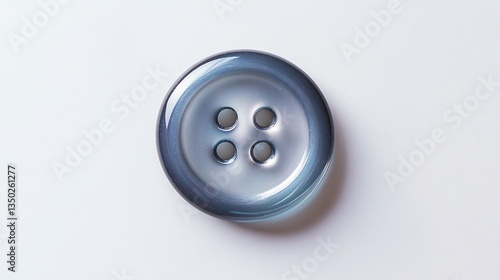 Wallpaper Mural Single blue button on white background. Torontodigital.ca