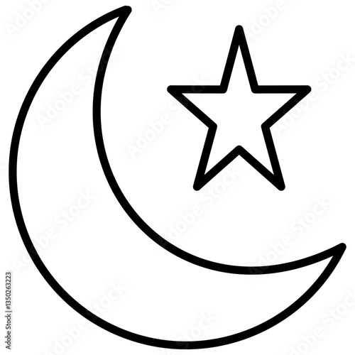 islam icon vector illustration concept