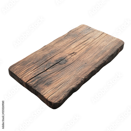 Rustic Weathered Wooden Plank Simple Natural Texture Background