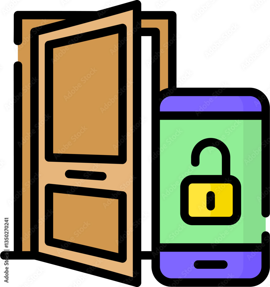 Unlock your door with your phone. This innovative smart lock system provides keyless entry convenience and enhanced security for your home or business. Unlock your door with your phone. This innovative smart lock system provides keyless entry convenience and enhanced security for your home or business.