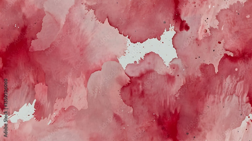 This high-definition digital art piece captures a mesmerizing moment of pink watercolor paint splashing or stroking on a white paper This high-definition digital art piece captures a mesmerizing moment of pink watercolor paint splashing or stroking on a white paper