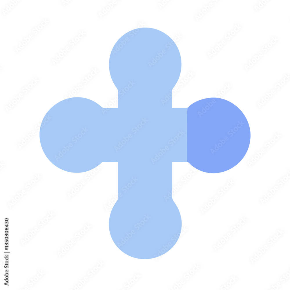 Abstract blue shapes on a light background Abstract blue shapes on a light background