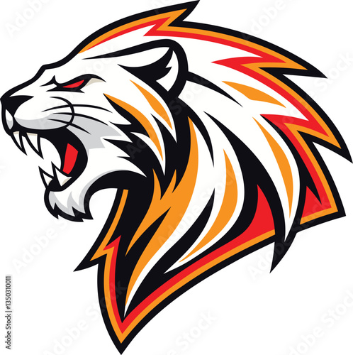 Wallpaper Mural lion head mascot logo Torontodigital.ca