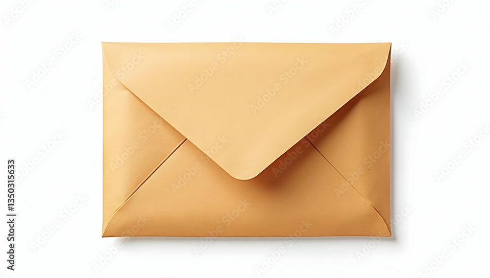 Envelope isolated on white background Envelope isolated on white background