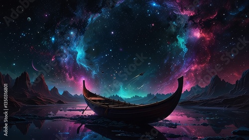 sun rise over the lake