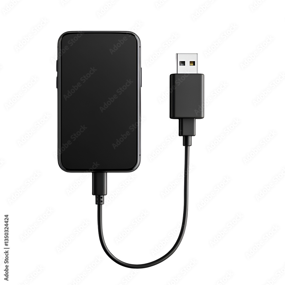 Smartphone USB Cable Charging Connection Technology Smartphone USB Cable Charging Connection Technology