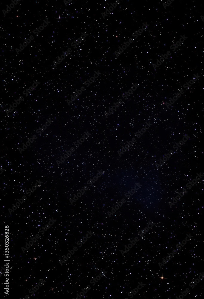Vast, inky black space background sprinkled with countless shimmering stars, artwork, black Vast, inky black space background sprinkled with countless shimmering stars, artwork, black
