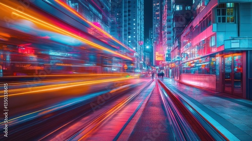 Night City Tram, Speed, Hong Kong