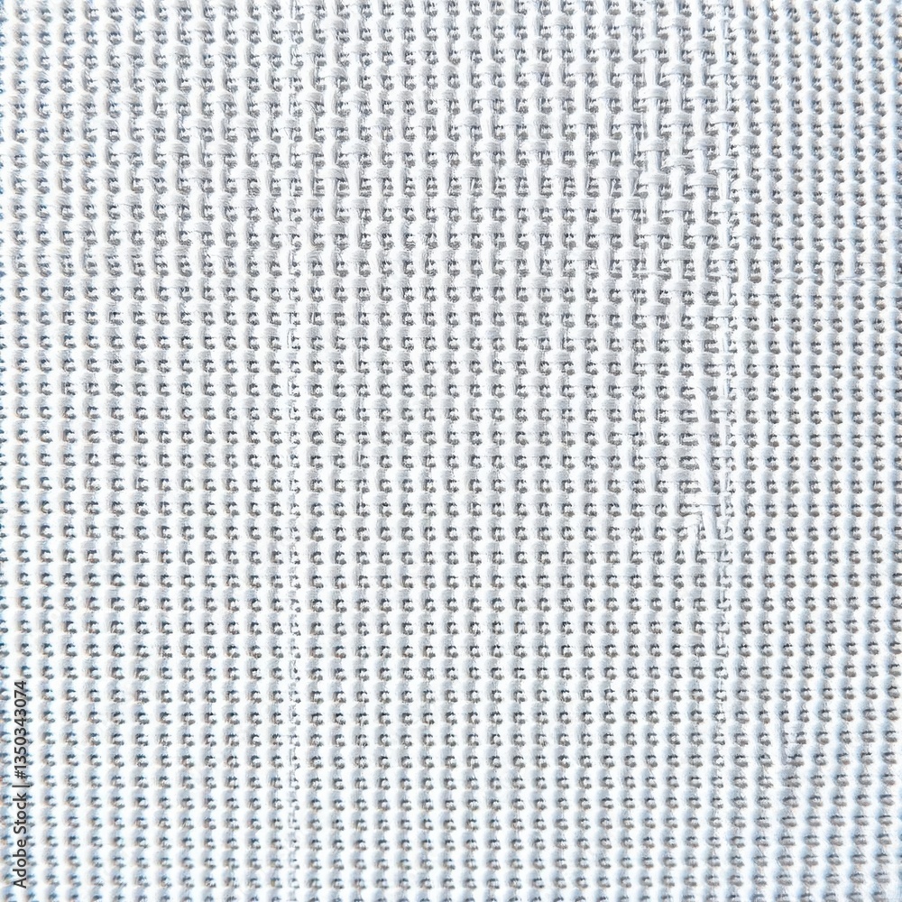 Close-up of textured white canvas fabric, showing subtle weave and irregularities, weave, bright Close-up of textured white canvas fabric, showing subtle weave and irregularities, weave, bright