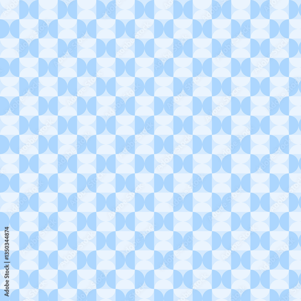 Seamless light blue geometric pattern with overlapping shapes, soft texture design for backgrounds, wallpapers, textiles, and decor. Seamless light blue geometric pattern with overlapping shapes, soft texture design for backgrounds, wallpapers, textiles, and decor.