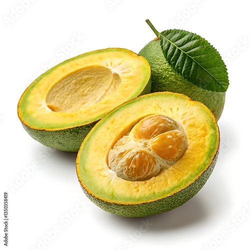 pequi white background