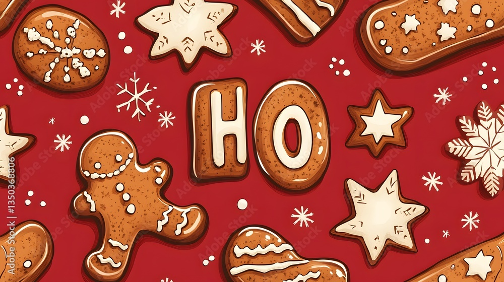Festive Christmas Vector Background with Seamless Winter Pattern for Design Projects Festive Christmas Vector Background with Seamless Winter Pattern for Design Projects